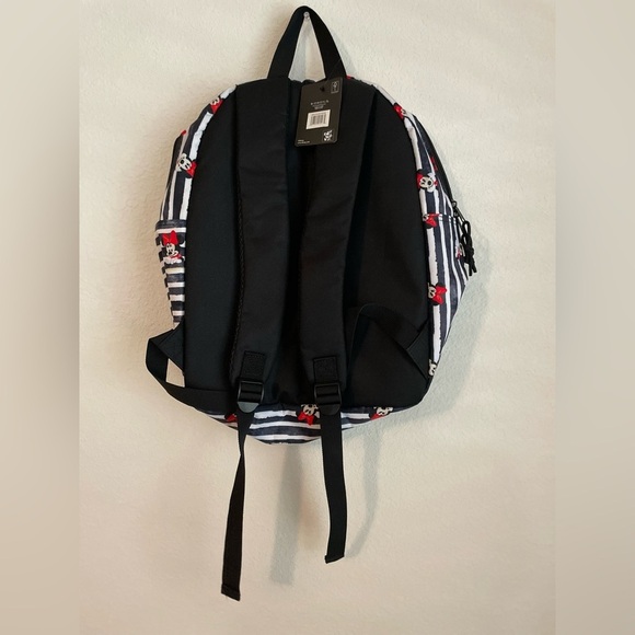 Minnie Mouse Red ,White ,and Black Striped Backpack OS -NWT - Picture 4 of 5